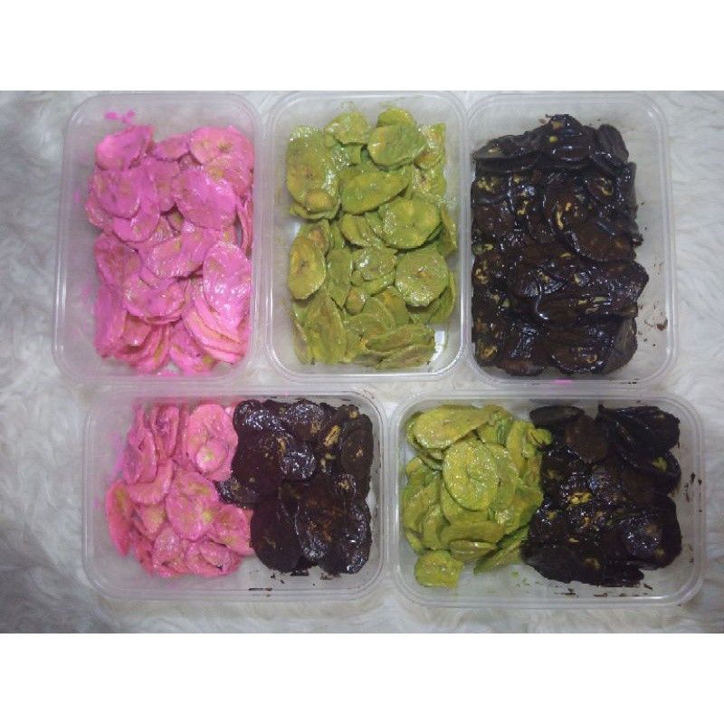 

kripik pisang lumer varian rasa