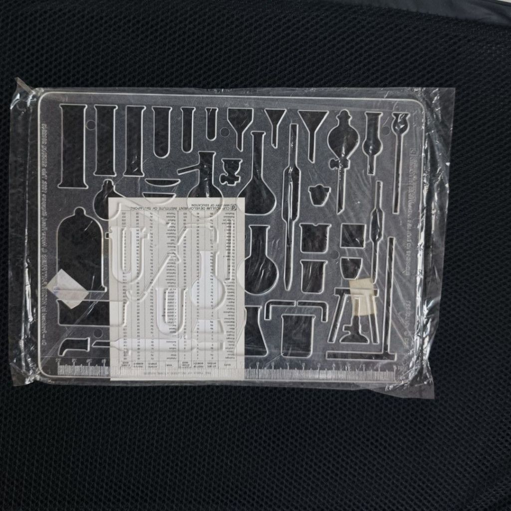 

Penggaris Sablon Symbol Peralatan Lab