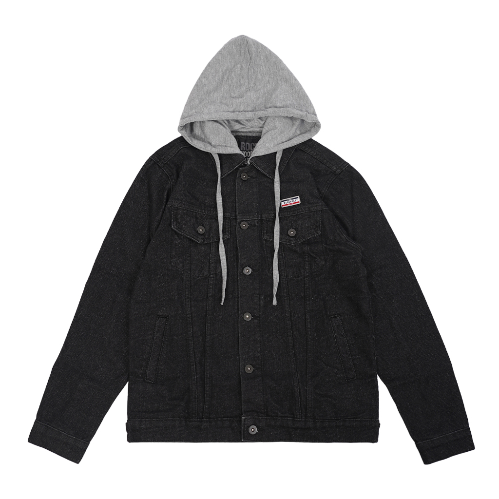 Redcable Jeans Denim Jacket Hoodie  - Holmes Black