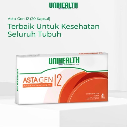 Natural Asthaxantin ASLI / ASTAGEN 12 Unihealth Soho