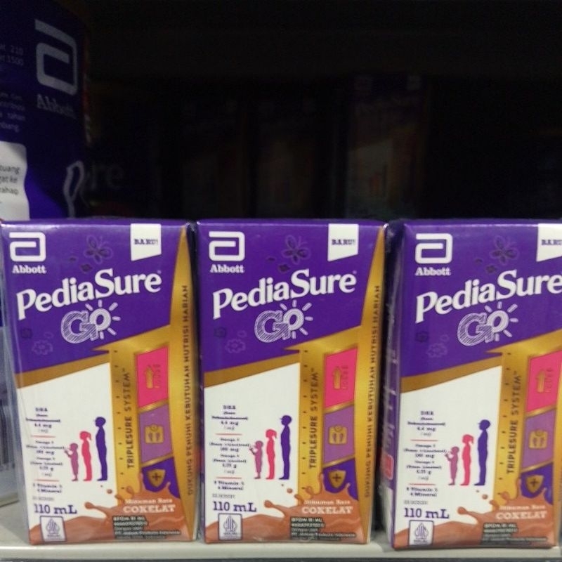 

pediasure go coklat 110ml Ed 26.07.25