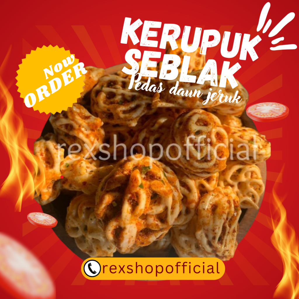 

KERUPUK SEBRING SEBLAK RAFAEL PEDAS DAUN JERUK 100gr