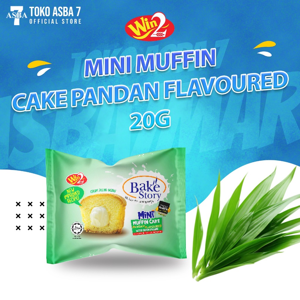 

WIN2 BAKE S.MINI MUFIN PANDAN 20G