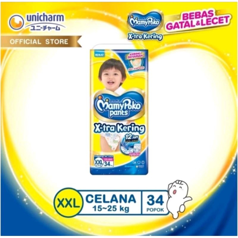 Pampers Mamy Poko XXL 34