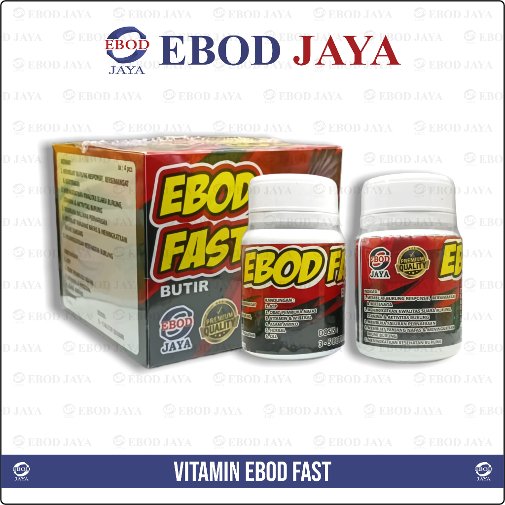 EBOD JAYA VITAMIN KESEHATAN BURUNG MERPATI EBOD FAST