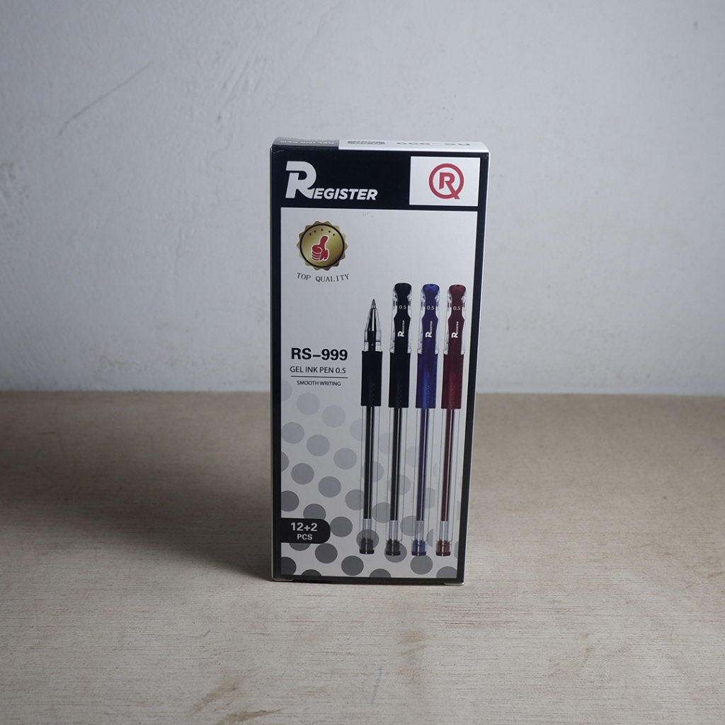 

Pulpen Register Gel Ink Pen Murah 0.5mm RS-999