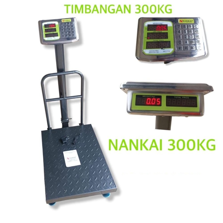Timbangan Duduk Digital Rail Nankai 300Kg / Timbangan Nankai 300 kg - NANKAI 300KG