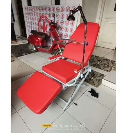 Kursi dental chair / kursi dental besi / kursi gigi / dental chair porteble