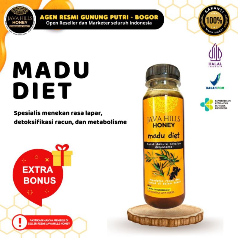 

MADU DIET 320GR MADU JAVA HILLS MADU HERBAL