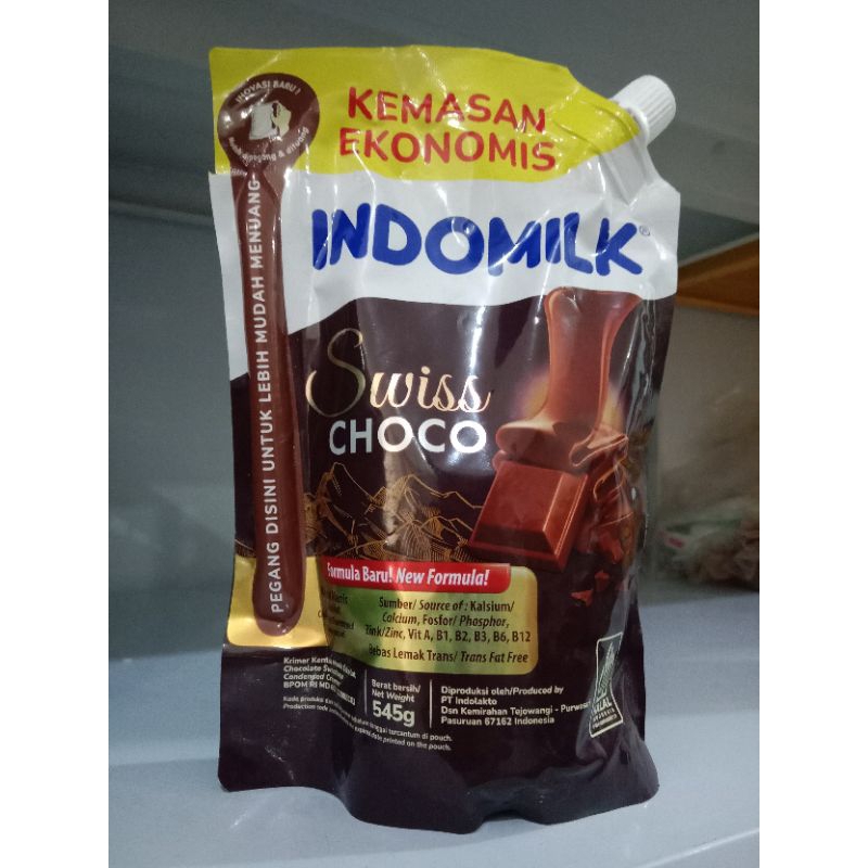 

Indomilk Kental Manis Pouch 545 ml putih dan coklat