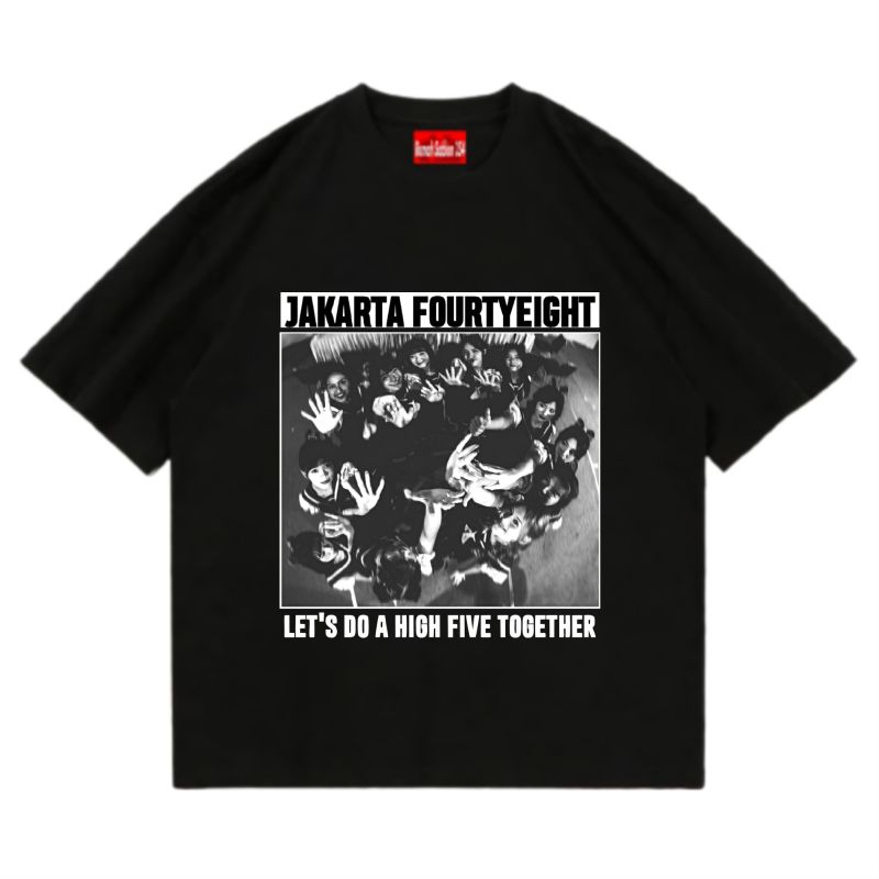 T-shirt JAKARTA FOURTY EIGHT | KAOS STREETWEAR | Tshirt BAND JKT48 pria wanita dewasa anak cotton 24