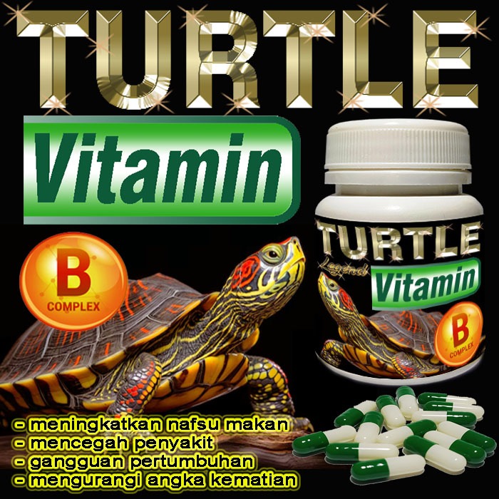 TURTLE VITAMIN BUBUK KAPSUL OBAT MENAMBAH NAFSU MAKAN MENCEGAH PENYAKIT KEKURANGAN VITAMIN B COMPLEX