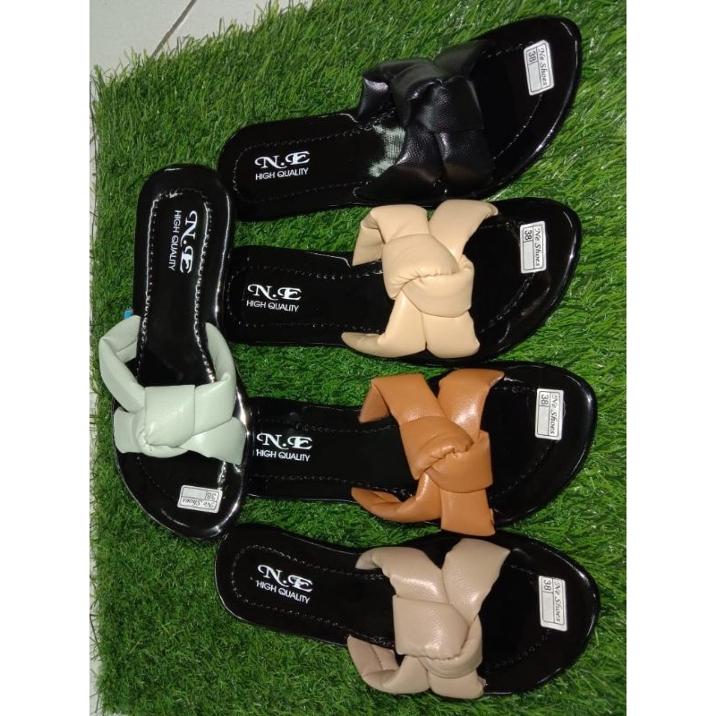 SANDAL SELOP WANITA DEWASA  SANDAL SELOP KARET JELLY WANITA