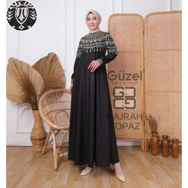 MADINA TOPAZ GAMIS SEMI ABAYA KATUN TOYOBO BORDIR