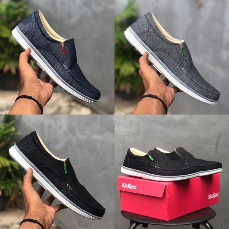 Sepatu Casual Pria Sepatu Slipon Pria Sepatu Canvas Casual