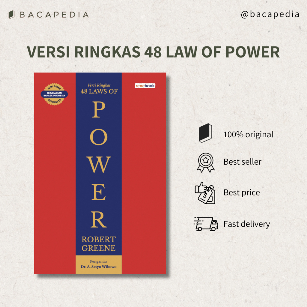 Buku Versi Ringkas 48 Law Of Power - Robert Greene (Indonesia)