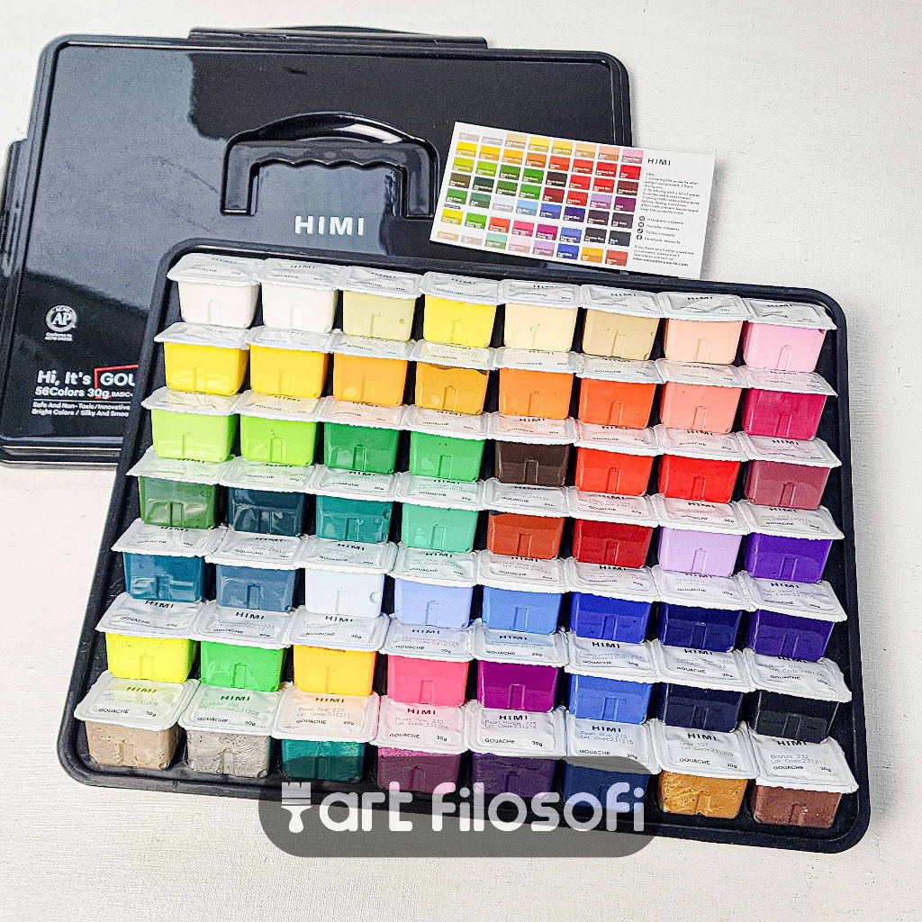

mh Miya Himi Gouache 56x30ml Cat Air Tahan Lama