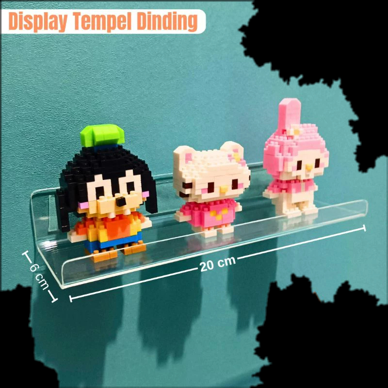Display Rak Dinding / Rak Lego Rak Bricks Stand Acrylic