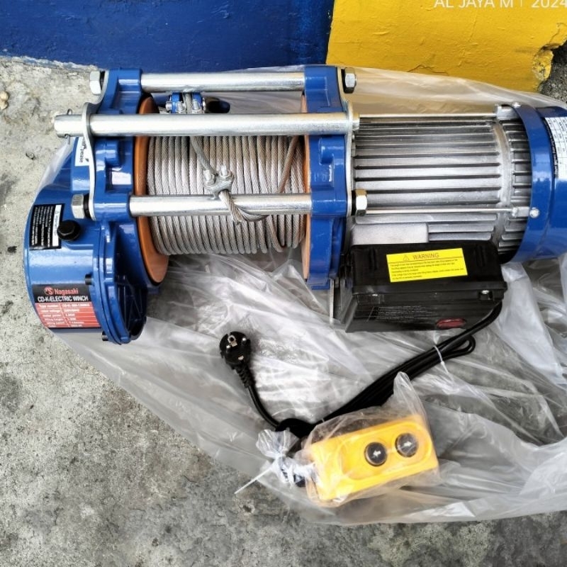 Electric winch Hoist 1.2 ton x 50 meter nagasaki