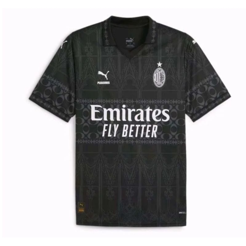 jersey bola pi ac.milan 4th black special edition player issue