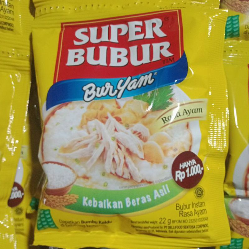 

SUPER BUBUR BUR YAM , 1 Rcg ISI 10X22gr