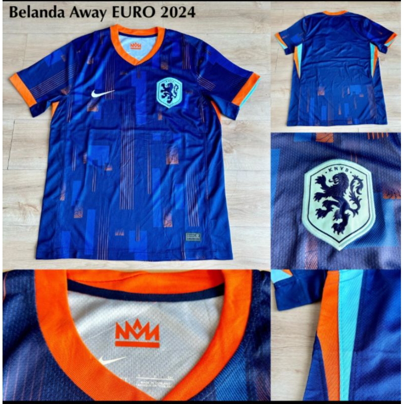 Jersey Timnas Belanda EURO New 2024 Home/Away