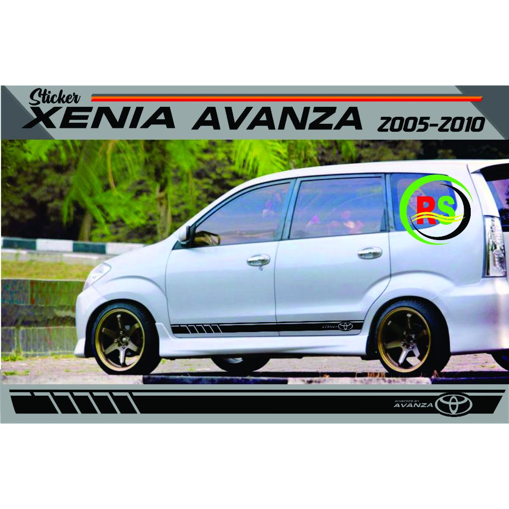 Sticker cutting avanza xenia lama List body mobil avanza xenia lama cutting stiker termurah