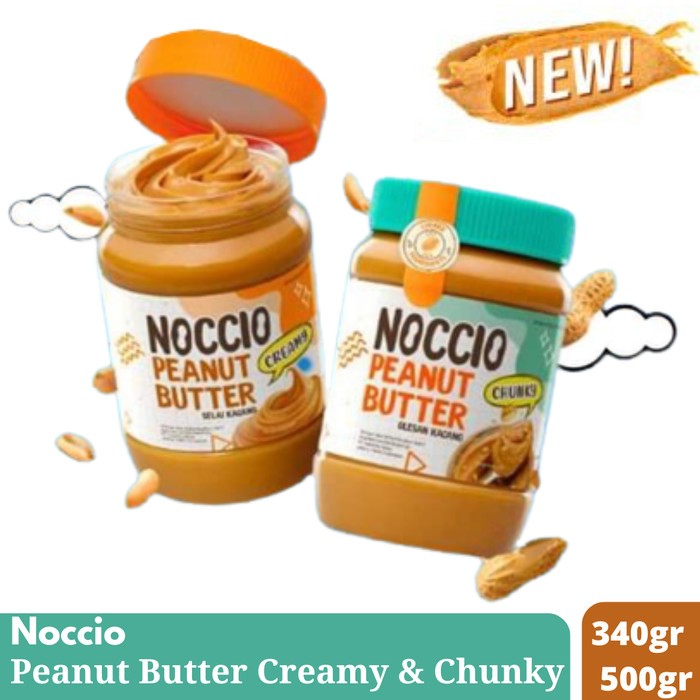 

noccio peanut butter chunky 340gr