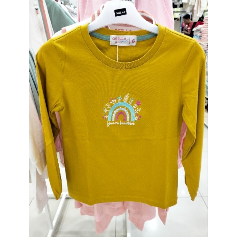 Osella Baju Anak Perempuan Kaos Lengan Panjang Original