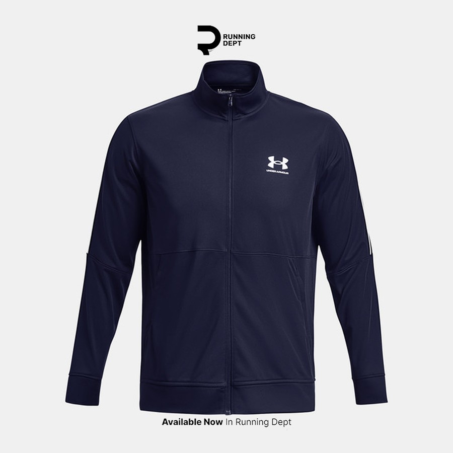 UNDER ARMOUR Jaket Pria PIQUE TRACK 1366202410 ORI