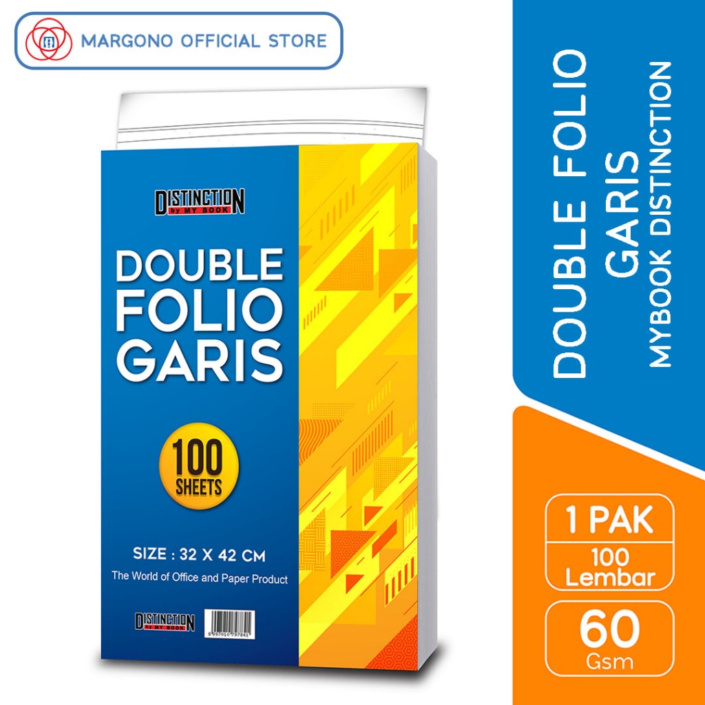 

My Book Distinction Kertas Double Folio Garis F4 - 100 Lembar
