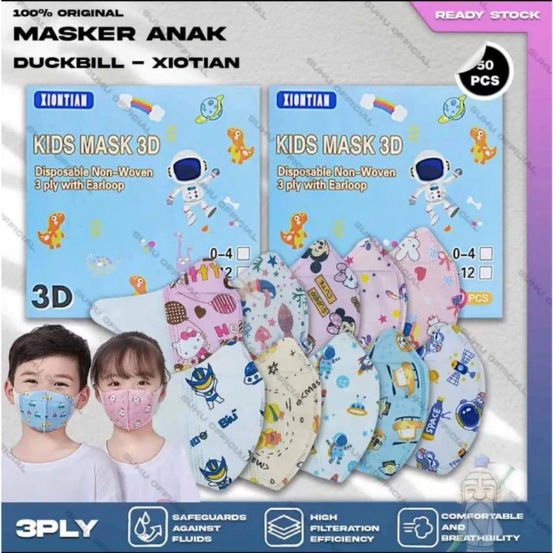 Masker AnakAnak Duckbill Masker Tigadimensi Anak LakiLaki Dan Perempuan