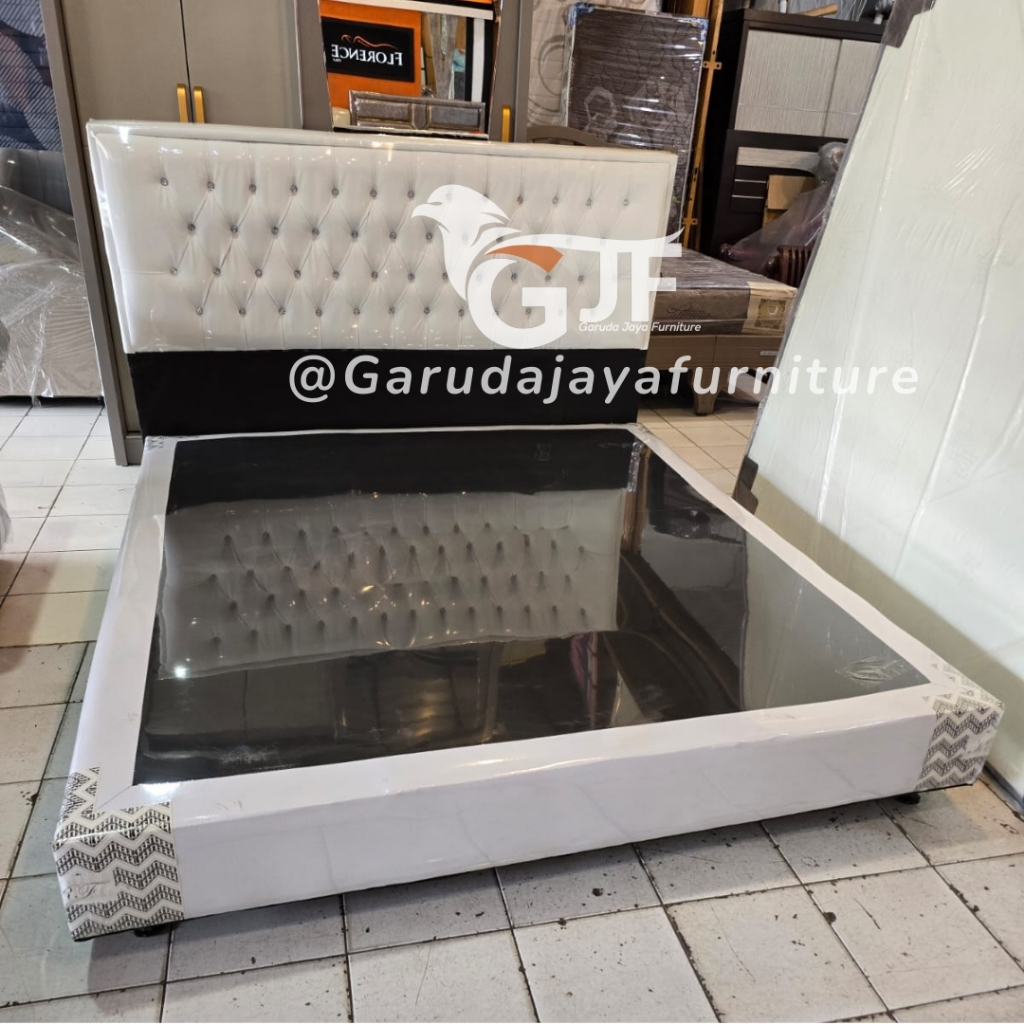 DIVAN BOX DAN SANDARAN KEPALA MATRAS/DIVAN RANGKA TEMPAT TIDUR/DIPAN KASUR SPRINGBED/DIVAN BISA REQU
