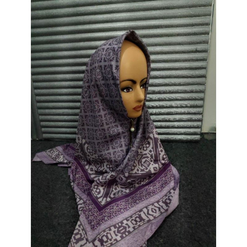 Jilbab Resleting instan Terbaru Motif Hijab Zipper Segiempat