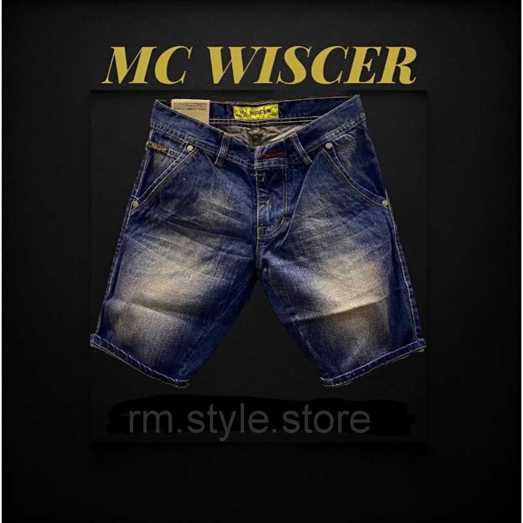 celana pendek pria jeans mc wiscer // celana pendek distro model terbaru // mc wiscer original