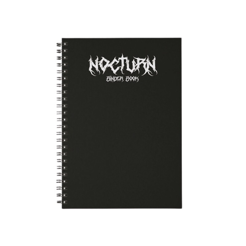 

NOCTURN binder book article 002 size B5 Black Edition buku binder