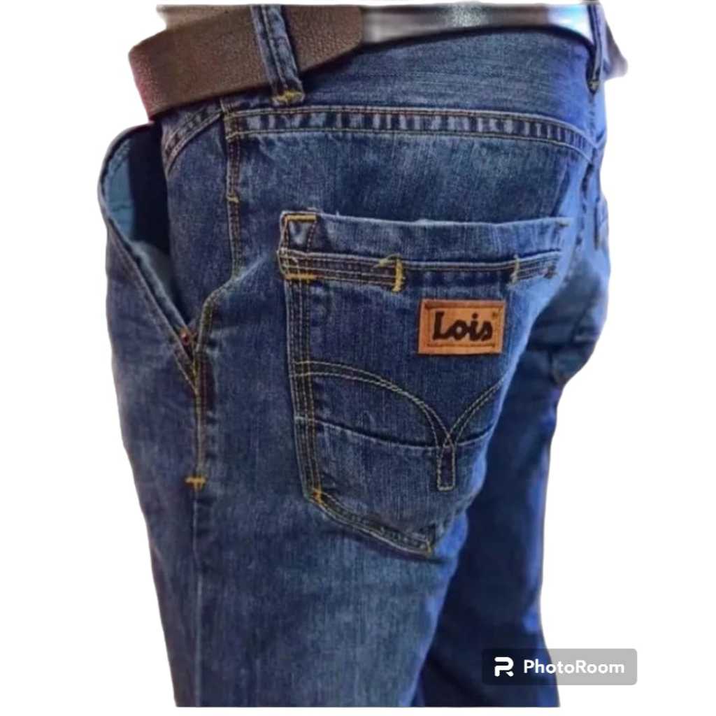Celana Jeans Lois Original Pria 28 34 Panjang Terbaru - Jins Lois Cowok Asli 100% Premium