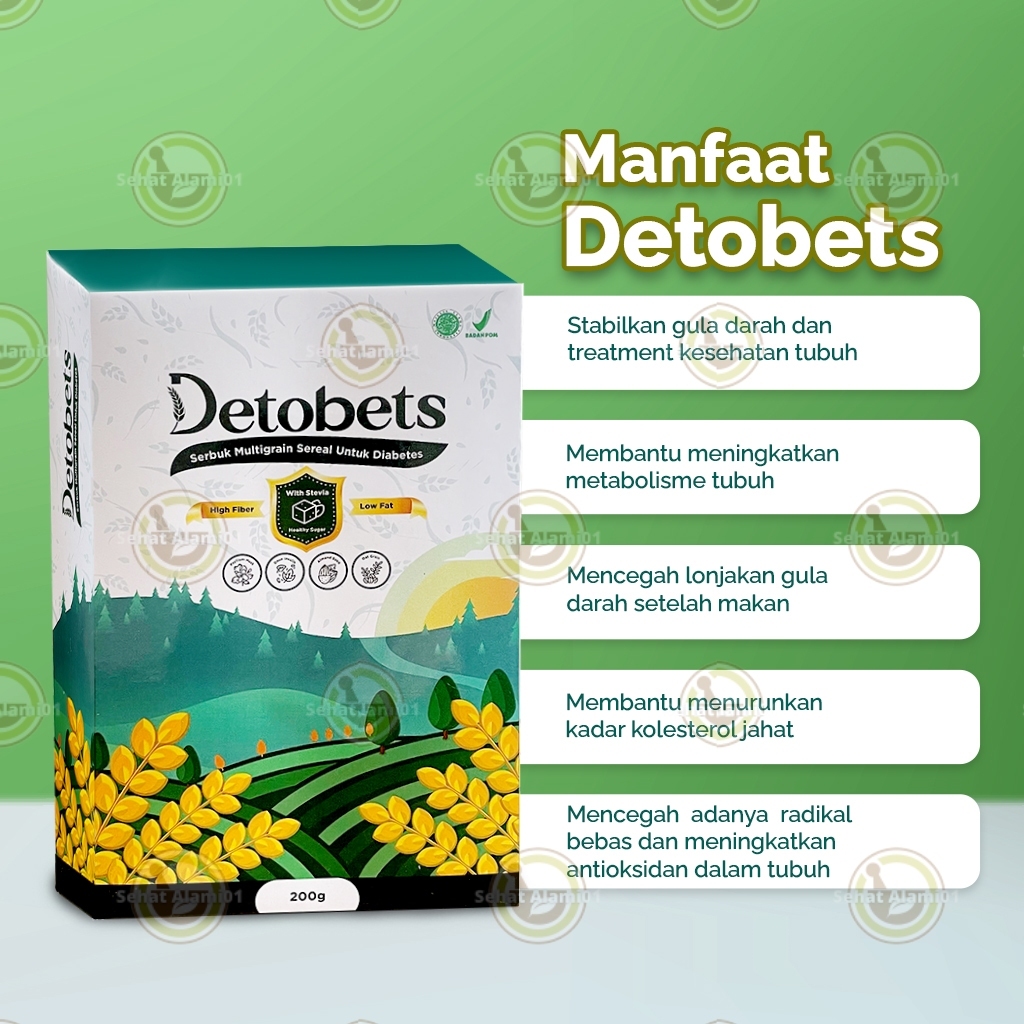 

RB22 Detobets Makanan Sereal untuk Penderita Diabetes Super Low Fat Menurunkan Kadar Gula 200GRAM