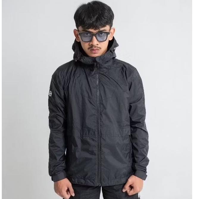 TROUBLEMAKER JACKET STALINGARD BLACK - OUTDOOR JACKET - CASUAL JACKET - GORPCORE JACKET