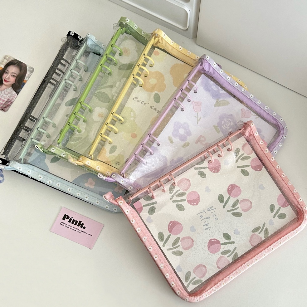 

KODE X4E2 Binder A5 Binder A6 Zipper Photocard Binder 6 Ring atau Binder Album Photocard