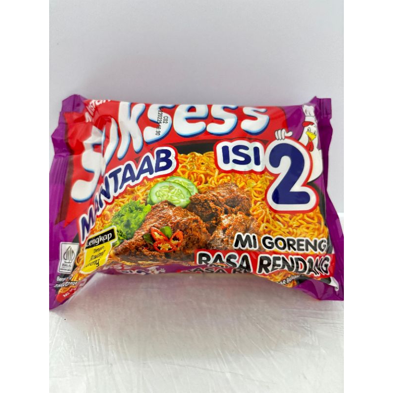 Mie sukses's isi 2 goreng rasa rendang