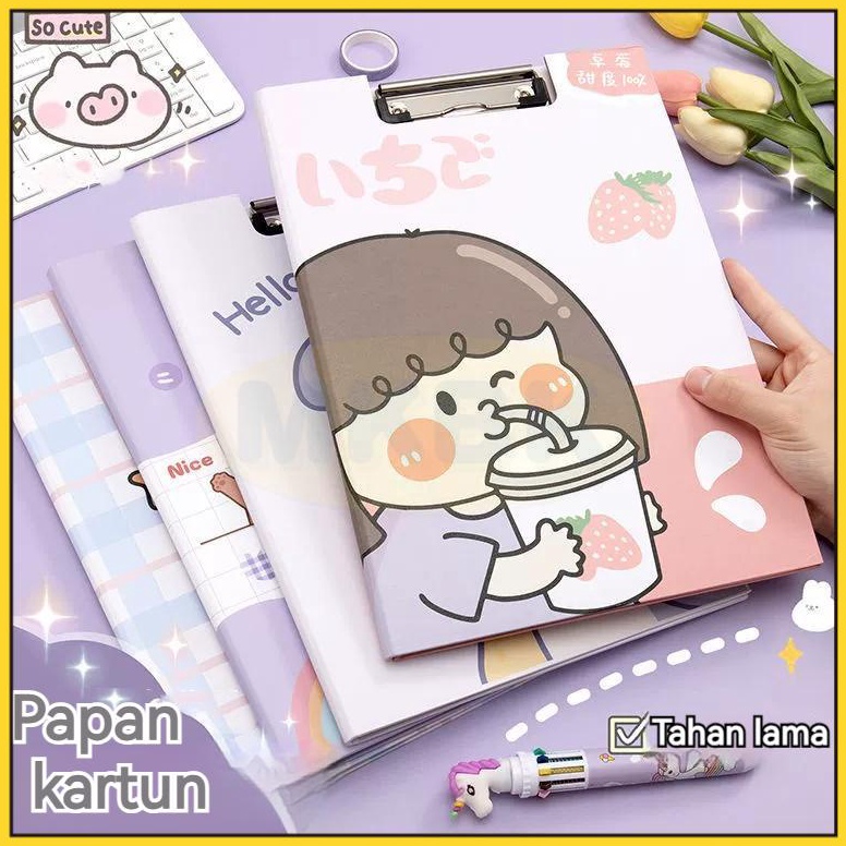 

KODE D2S9 MKBK Papan Jalan Papan Ujian Papan Kerani Clipboard Cute Gir Papan Clipboard With Cover Klip Karton Papan Alas Menulis Clipboard Kayu Clear Holder Folder Document Keeper