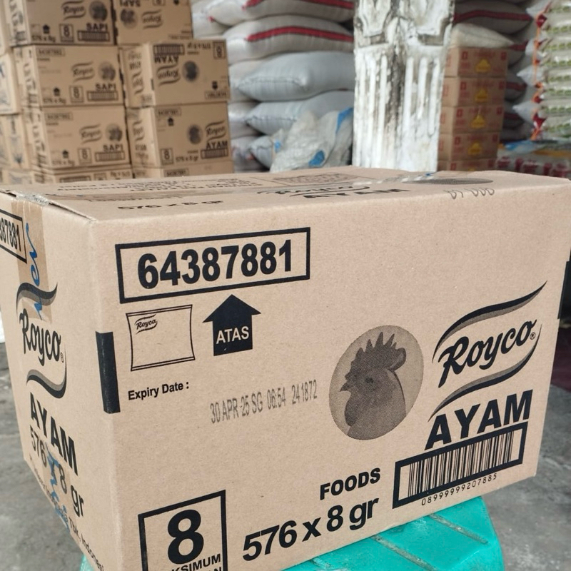 ROYCO SAPI / AYAM (1 dus isi 8 GRAM x 576 SACHET) - TERMURAH