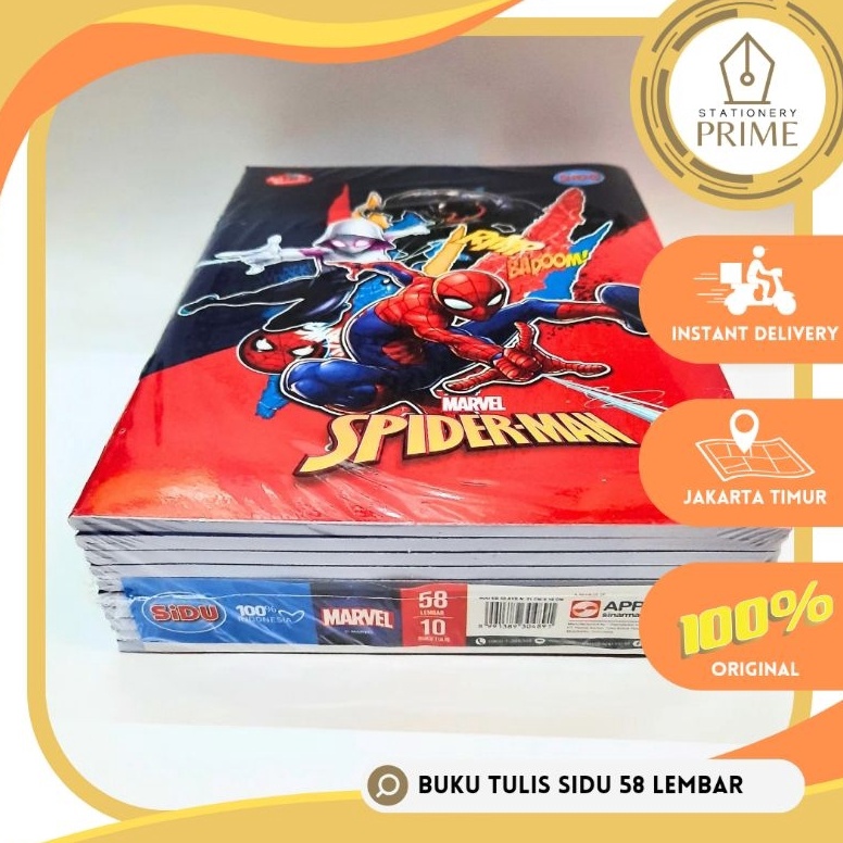 

KODE H5J5 Buku Tulis Sinar Dunia SIDU 58 lembar 1 Pack isi 1 Buku