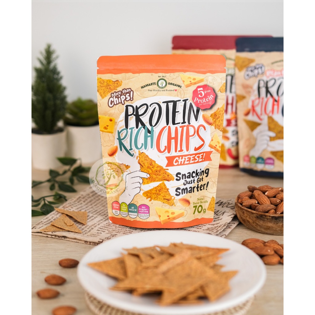 

PROTEIN RICH CHIPS - CHEESE 70GR