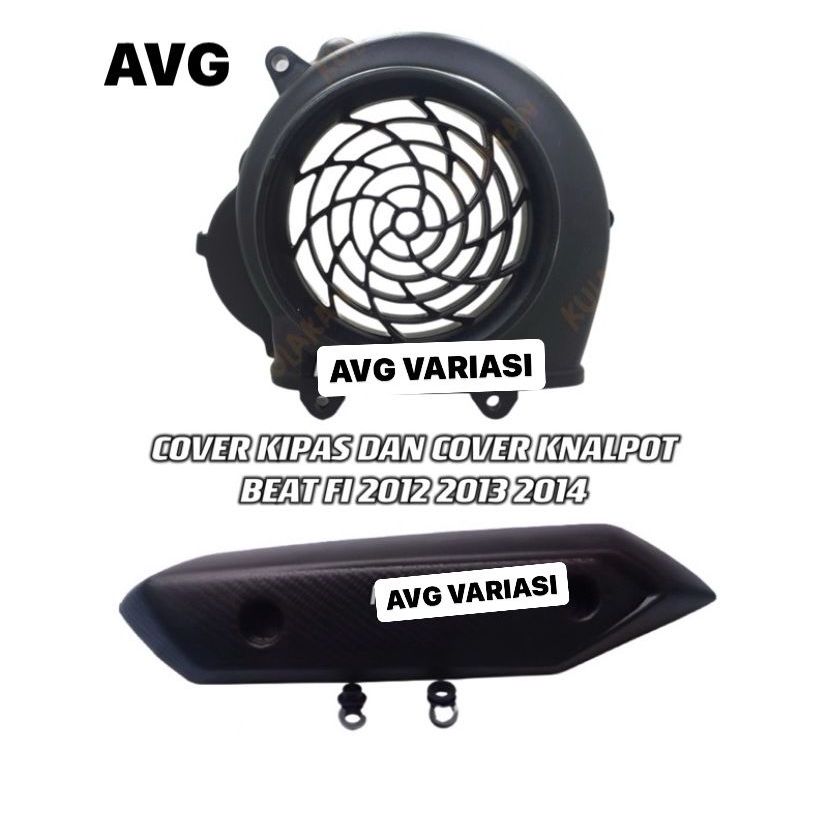 PROMO COVER KIPAS DAN COVER KNALPOT BEAT FI 2012,2013,2014 TUTUP KIPAS BEAT FI