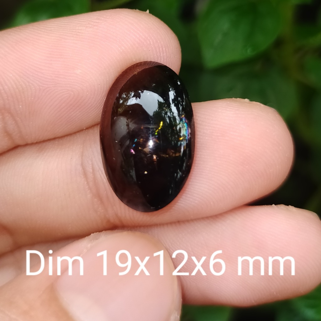 BATU KECUBUNG HITAM PELANGI MURAH NATURAL cek batu lainnya yaman api wulung opal bacan permata kalim