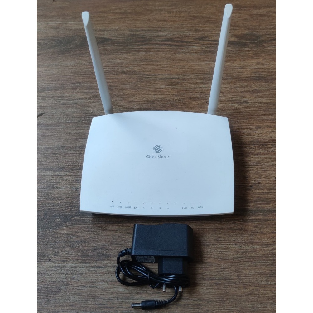 China Mobile GM63 XPON EPON GPON ONU ONT DUAL BAND 4 Port GIGABIT Firmware ZTE Include Adaptor f Z8O