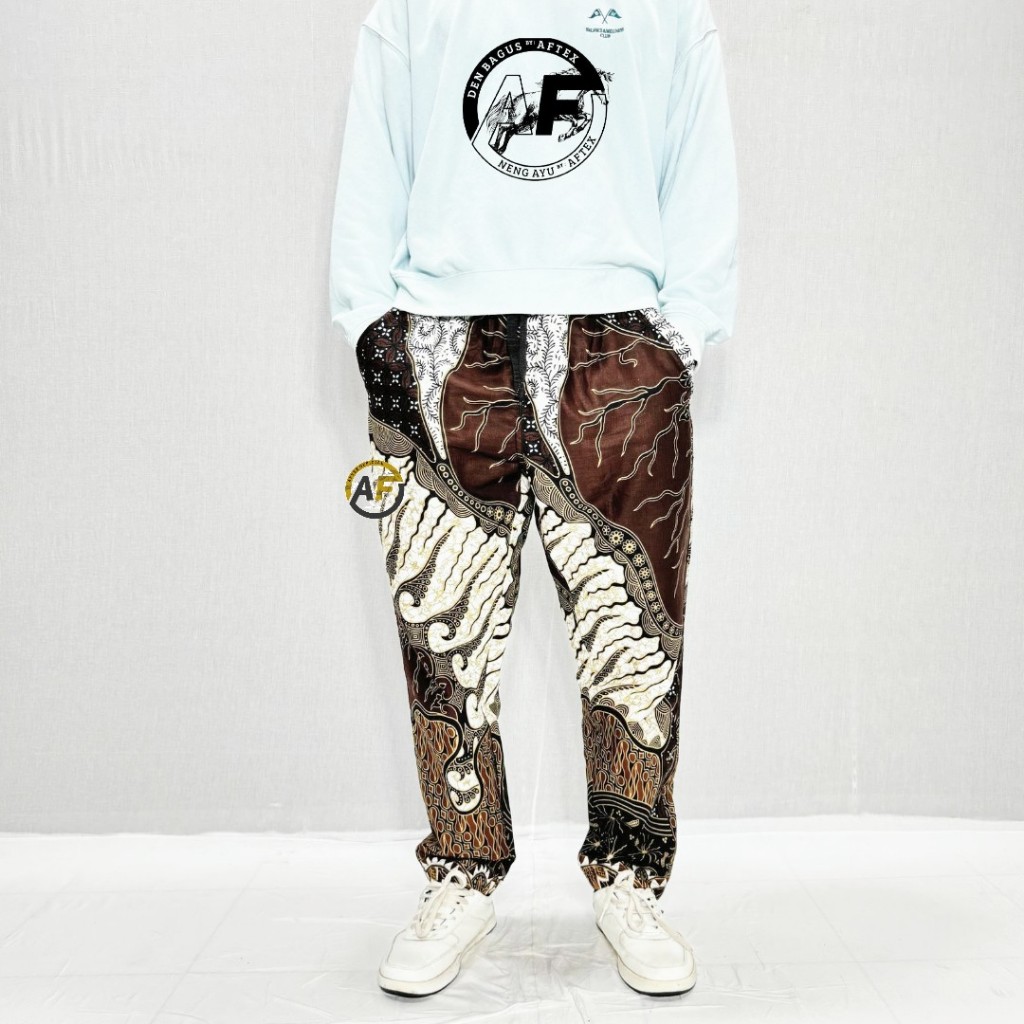 CELANA BATIK PANJANG UNSEX PRIA DAN WANITA CELANA JOGER BATIK