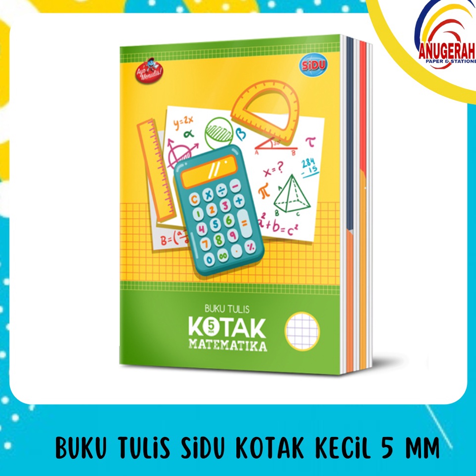 

KODE F8N9 BUKU TULIS SIDU KOTAK KECIL 5 MM PAK